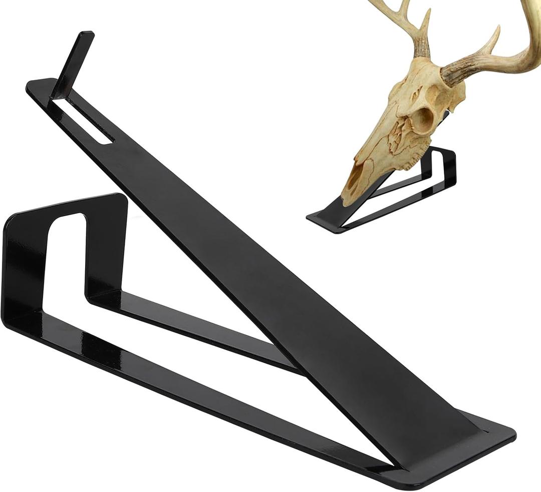 Large European Mount Skull Hanger Stand, Stainless Steel, Table Mount, Industrial, for Deer, Mule, Antelope, Coyote, Goat, Wild Boar, Bear, Medium and Small Game Animals