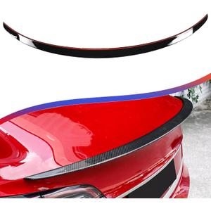 Rear Spoiler for Tesla Model 3 2017-2024 2025 ABS Rear Trunk Lip Spoiler Tail Wing (Glossy Black)