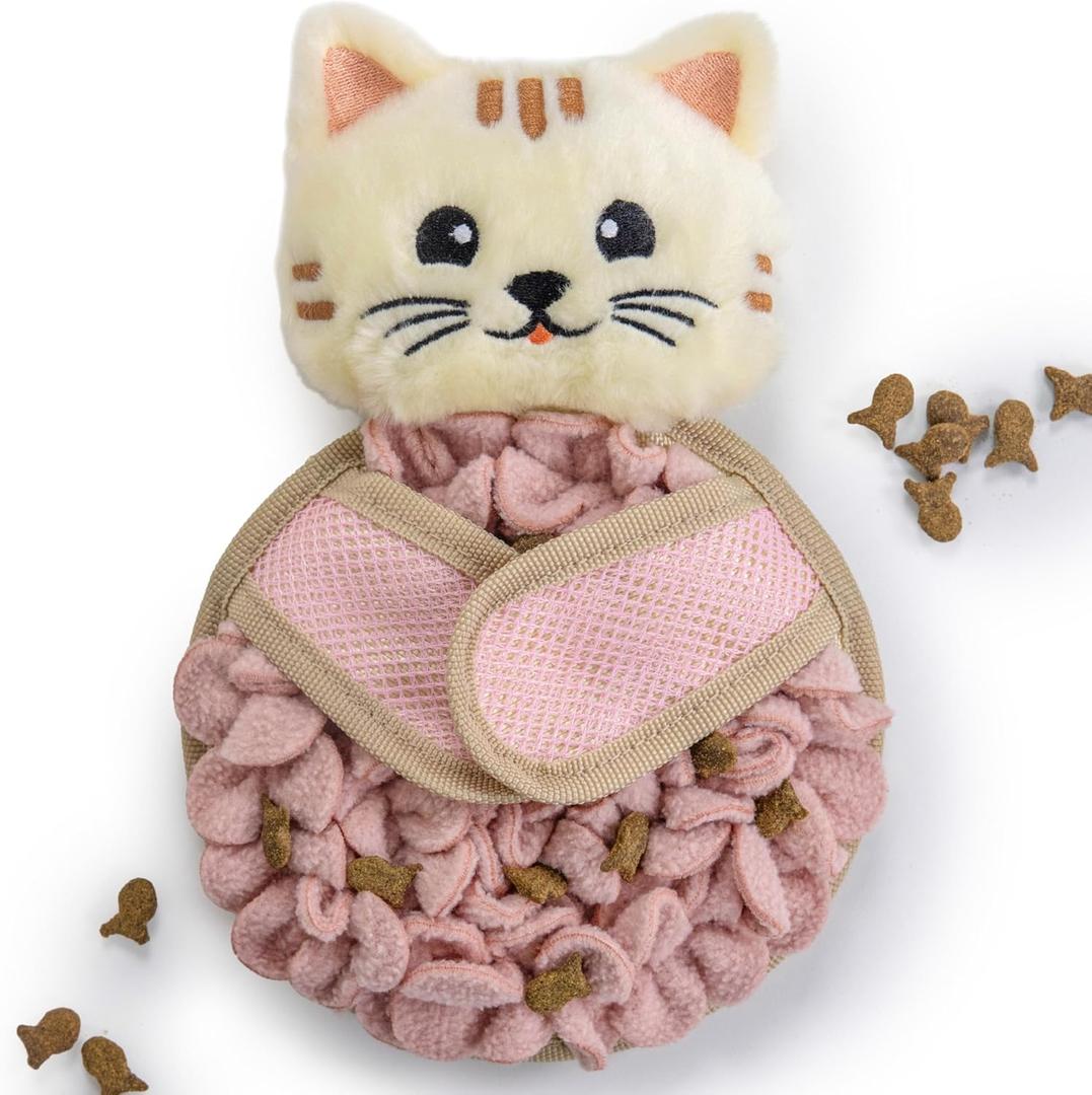 Catstages Snuffle Mat for Cats - Interactive Foraging Toy with Hidden Treats, Non-Slip Base, and Hunting Stimulation for Mental and Physical Activity