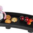 Stroller Snack Tray Compatible with Mockingbird, Adjustable Black Snack Tray for Stroller with Cup Holder and Phone Holder for Snacks, Drinks, Phone, and Toy