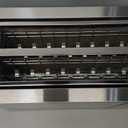 Mueller UltraToast Full Stainless Steel Toaster 4 Slice, Long Extra-Wide Slots for Bagels and Waffles, 6 Browning Levels, LED Display, Cancel/Defrost/Reheat Functions & Removable Tray, Kitchen Gadgets