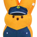 2 x Peeps Dress Up Builder Easter, Dress Up Police Easter, Cowboy Easter Plush, 5.75 in