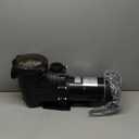 LANCHEZ In/Above Ground Pool Pump, Self Primming (Dual Speed, 1.5 HP, 6300 GPH, 115V, 1.5" & 2" NPT Adapter, Strainer Basket)