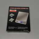 Toprime Digital Gram Scale 500g 0.01g Food Scale High Precision Kitchen Scale Multifunctional Stainless Steel Pocket Scale with Back-Lit LCD Display Tare PCS Features Silver