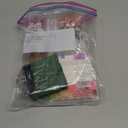 Qilery Mini Portable Watercolor Palette Set Wooden Grid Paint Box Watercolor Paper Sketch Book Brush Pens with Binder Clip for Painters Artist Not Include Paint(Pine Green)