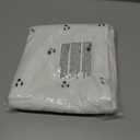 Halloween Ghost Pillow Covers 18x18 inch Set of 2 White Soft Plush Faux Fur Decorative Cushion Covers for Couch Sofa Bed Porch Living Room Halloween Decor (Graceful Gost)