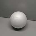 10" Inch Smooth Foam Balls for Crafts and School Projects, White Color