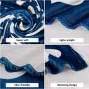 Throw Blankets Gift for Mom from Daughter Son, Best Mom Ever Blanket for Mother's Day, Soft Flannel Throw Blankets for Christmas Valentines Gift 60" x 50"(Blue)