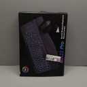 SABLUTE Wireless Keyboard and Mouse Combo - Ergonomic Wave Keyboard with Soft Leather Wrist Rest, Phone Holder, Rechargeable, RGB Backlit Mouse, Full-Size Set for Windows/Mac/Computer (Black)