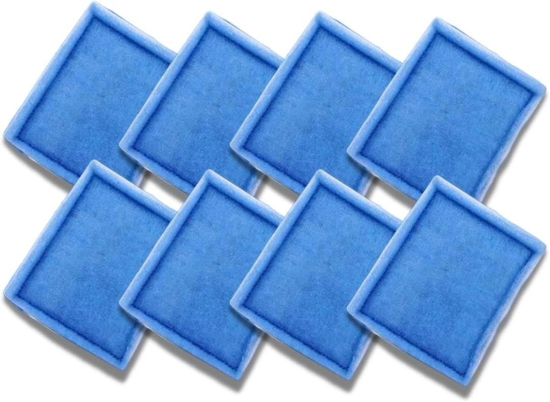 8 Pack Replacement Aquarium Filter Cartridge, Fit for Aqua-Tech 10-20 Gallon Power Filters, for Aqua-Tech EZ-Change #2 Fish Tank Filters