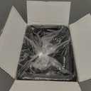 50 Pack (100-Piece) 32 oz Meal Prep Containers Reusable with Easy Open Lids, Sturdy Leakproof Food Safe, Microwave Freezer Dishwasher Safe, To Go Take Out Plastic Food Storage Pans with Lids, Black