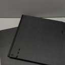 INFUN 1 Inch Telescoping 3 Ring Binder- 4 PCS-Black, Portable Plastic Binder with Telescoping Spine, 3 Ring Binders with Foldable Front Cover Holds 8.5" x 11" Paper for School,Office and Homes