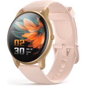 AGPTEK 5ATM Waterproof Pedometer Watch, Fitness Tracker for Women with Step Counter, Calorie & Sleep Monitor, Comfort Lightweight for Walking, Running