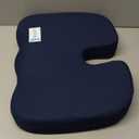 5 STARS UNITED Seat Cushion for Tailbone Pain Relief – Large Memory Foam Lifting Pillow for Coccyx, Hip, Sciatica & Post-Surgery Recovery – Wheelchair, Car, Desk, Gaming & Office Chairs, Blue