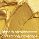 MEEDEN Metallic Gold Acrylic Paint: 1L /33.8 oz Heavy Body Gold Leaf Paints for Canvas Crafts Paintings, 33.8 Fl Oz