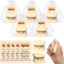 3 x Gemscream S'More Teacher Appreciation Gifts Bulk Thank You Gifts Funny Marshmallow Stress Ball with Inspirational Cards Organza Bag for Team Office Employee Volunteer Nurse Assistant Student(10 Sets)