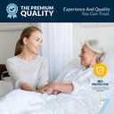 Medpride Disposable Underpads 17'' x 24'' (100-Count) Incontinence Pads, Bed Covers, Puppy Training | Thick, Super Absorbent Protection for Kids, Adults, Elderly | Liquid, Urine, Accidents