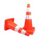 12 Pack 28inch Traffic Cones Plastic Road Cone PVC Safety Road Parking Cones Weighted Hazard Cones Construction Cones Orange Parking Barrier Safety Cones Field Marker Cones