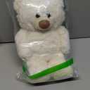 10inch Teddy Bear Stuffed Animal, Soft Teddy Bear Plushie Toys, Birthday Christmas Valentine's Day Gifts for Kid Boys Girls (White)