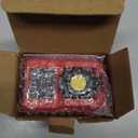 220W Power Inverter Compatible with Milwaukee 18V Batteries (Battery Not Included), DC to 110V AC Converter with 1 AC Outlet, USB-C, Dual USB-A & 400LM LED  Outdoor, Camping & Emergency Use (red)