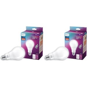 Philips LED Bright Dial Frosted A21, Non-Dimmable, Eye Comfort Technology, 2605-1600-800 Lumen, Soft White(2700), 60-100-150W, Title 20 Certified, E26 Base, 2-Pack (576348)