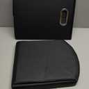 Upgrade XL Portable Toilet for Adults, Extra Large Portable Travel Floding Toilet, Camping Tall Toilets with Lid for Adults and Kids Compact Potty for Car,Hiking,Beach and Camping (Black)