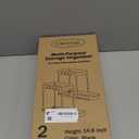 Ukeetap 2 Pack Multi-Purpose Pull-Out Storage Organizers, Under Sink Organizers and Storage for Bathroom & Kitchen, Under Cabinet Organizers and storage, 14.8 Inch, Black