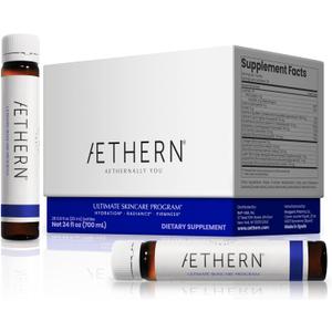 Liquid Skin Care Supplement with Collagen + Hyaluronic Acid. Ready-to-Drink. Clinically Proven for Glowing, Hydrated, and Firm Derma. UV Protection. 28 Servings. Ultimate Skincare Program