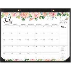 Desk Calendar 2025-2026 - Jul 2025 - Dec 2026, 18 Months Large Monthly Desk Calendar, 22" x 17", Desk Pad, Large Ruled Blocks, to-do List & Notes, Best Desk/Wall Calendar for Planning or Organizing