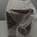 Dog Stairs for Small Dogs 16" H - Upgraded Non-Slip Dog Ramp for Couch, Foldable 2-in-1 Pet Ramp and Ottoman, Pet Stairs for Puppy, Pet Steps with Solid Wood Frame (Brown)