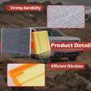 CA12813 Engine Air Filter and FP89 Cabin Air Filter kit Compatible with 2020-2026 Escape 2.5L Hybrid 2022-2026 Maverick 2.5L Hybrid 2021-2026 Corsair 2.5L Hybrid Replaces FA1948 CV12772