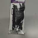 1920s Flapper Headpiece - Roaring 20s Feather Headband - Black