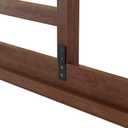 CC KITS Safety Guard Rail for Baby, Kids, and Children - Solid Wood Safety Bed Rail for Toddlers - Easy Installation - Premium Protection for Bunk, Twin, Full, Queen and King Size Beds - (Brown/Pecan) 42.5"W x 14.75"H