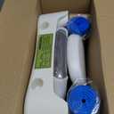 Widened Shower Chair for Inside Shower with Back & Arms,400 lbs Heavy Duty & Adjustable Shower Chair for Elderly and Disabled, Non-Slip Shower Seat, Tub Bath Chair, Tool-Free