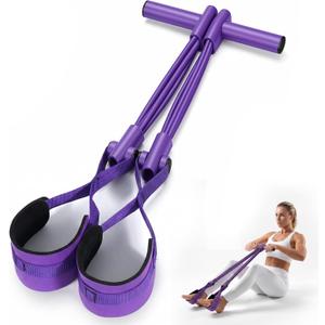 Resistance Bands with Handles, 8-Tube Multifunctional Exercise Bands for Full Body Workout, Strength Training Bands for Arms, Legs, Abs & Home Gym