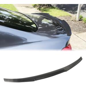 Real Carbon Fiber Rear Spoiler Compatible with 20142020 BMW F32 4 Series Coupe, High Kick Duckbill Trunk Lip Wing for 428i 430i 435i 440i Coupe