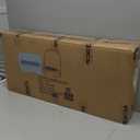 BCAN SP2 40" Foldable Mini Trampoline Max Load 330lbs, Fitness Rebounder with Adjustable Foam Handle, Exercise Trampoline for Adults Indoor/ Garden Workout | FED Fitness, Blue