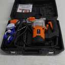 1-1/4 Inch SDS-Plus 13 Amp Heavy Duty Rotary Hammer Drill with Safety Clutch 3 Functions, Vibration Control, for Floor Tile Removal, Concrete Breaker, Including Grease, Chisels & Drill Bits
