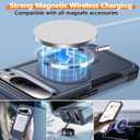 hitfine Magnetic for Google Pixel 10 Pro XL Case[Compatible with Magsafe][Rugged Military Grade Shockproof][Scratch Resistant] Full-Body Sturdy Slim Protective Phone Cases Cover (Blue/6.8 Inch)