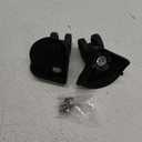 Zoofen Luggage Replacement Wheels 2 pcs Black Suitcase Replacement Wheels with 4 Screw Holes(ZA-200)