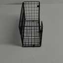 Magnetic Shelf for Fridge, Fruit Potato & Onion Storage Bins, Pantry Organizers & Storage, Large Container Magnetic Basket for Refrigerator, Kitchen Counter, Cabinet, Magnetic Fridge Organizer (1, Black)