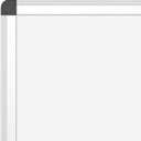 VIZ-PRO Dry Erase Board/Whiteboard, 60 x 36 Inches, Wall Mounted Board for School Office and Home
