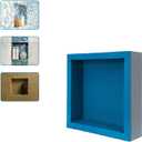 Noble 301 Preformed 12" x 12" ID Square Shower Niche, Tub, Caddy, Modern Bathroom Storage Solution, Water-Resistant, Easy Install Ideal for Toiletries Shampoo Shower Accessories, DIY, No Shelf, 14.25 inches W x 14.25 inches H x 3.8 inches D