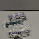 Gaoye Professional Reading Glasses for All Day - Computer Readers with Blue Light Protection - Value Pack (Clear Natural Hues), Magnification Strength: 1.25 x