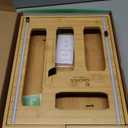 Ordna 6 IN 1 Bamboo Baggie Organizer for Drawer, Storage Bag Organizer Kitchen Drawer for Foil, Aluminum, Saran Wrap, Compatible with Quart, Gallon, Sandwich and Snack Size Bags