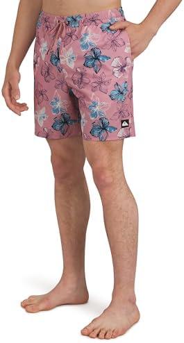 Quiksilver Men's Swimwear Regular Fit Stretchable Comfort Liner Swim Trunks L