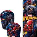 Hedstrom Spiderman Bop Bag Inflatable Punching Bag & Gloves Set, 36 Inch, (56-82274) (36" Bop Bag & Gloves, Spiderman Style 2)