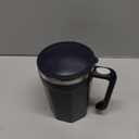 Self Stirring Coffee Mug, 18 oz Automatic Magnetic Electric Mixing Cup Stainless Steel Travel Cup for Coffee, Chocolate, Milk, Tea, Office, Home, Kitchen (Deep Navy)