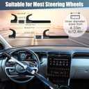 5 Digital Combination Car Steering Wheel Lock, LAMA Password Code Steering Lock, Retractable Keyless Heavy Duty Steering Wheel Lock, Universal Anti-Theft Car Steering Fit for Cars, Trucks, Vans, SUV