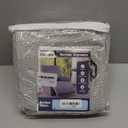 KinCam Recliner Covers, Stretch Reclining Chair Covers, Recliner Sofa Slipcovers Stripe Jacquard Recliner Couch Covers Furniture Protector Covers for Pet Kid (1 Seater, Silver Gray)